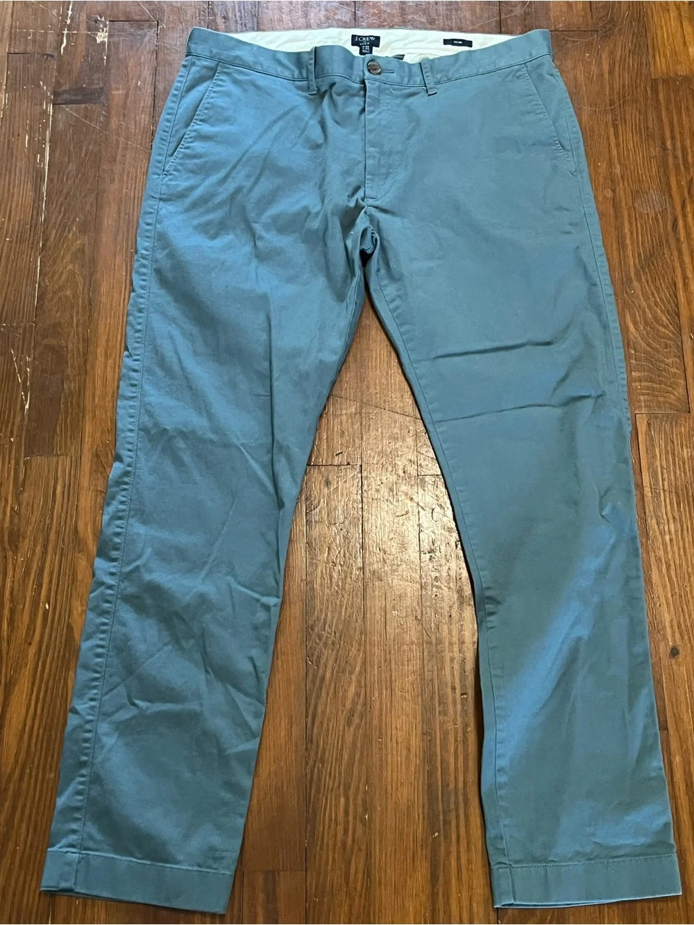 J. Crew Slate Blue Slim Straight Chino Pants